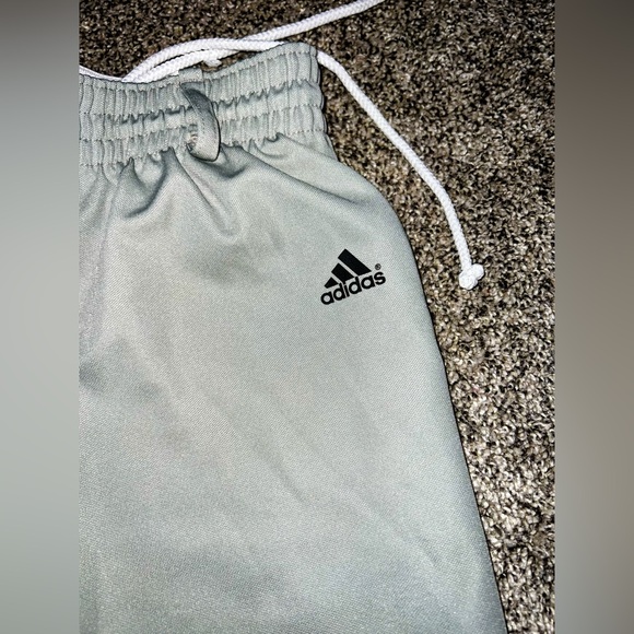 Adidas baseball pants soft grey size small - Picture 2 of 4